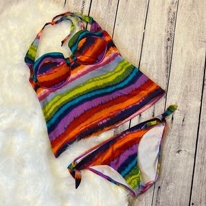 Victoria's Secret 2 Piece‎ Bikini Multicolor Bathing Suit